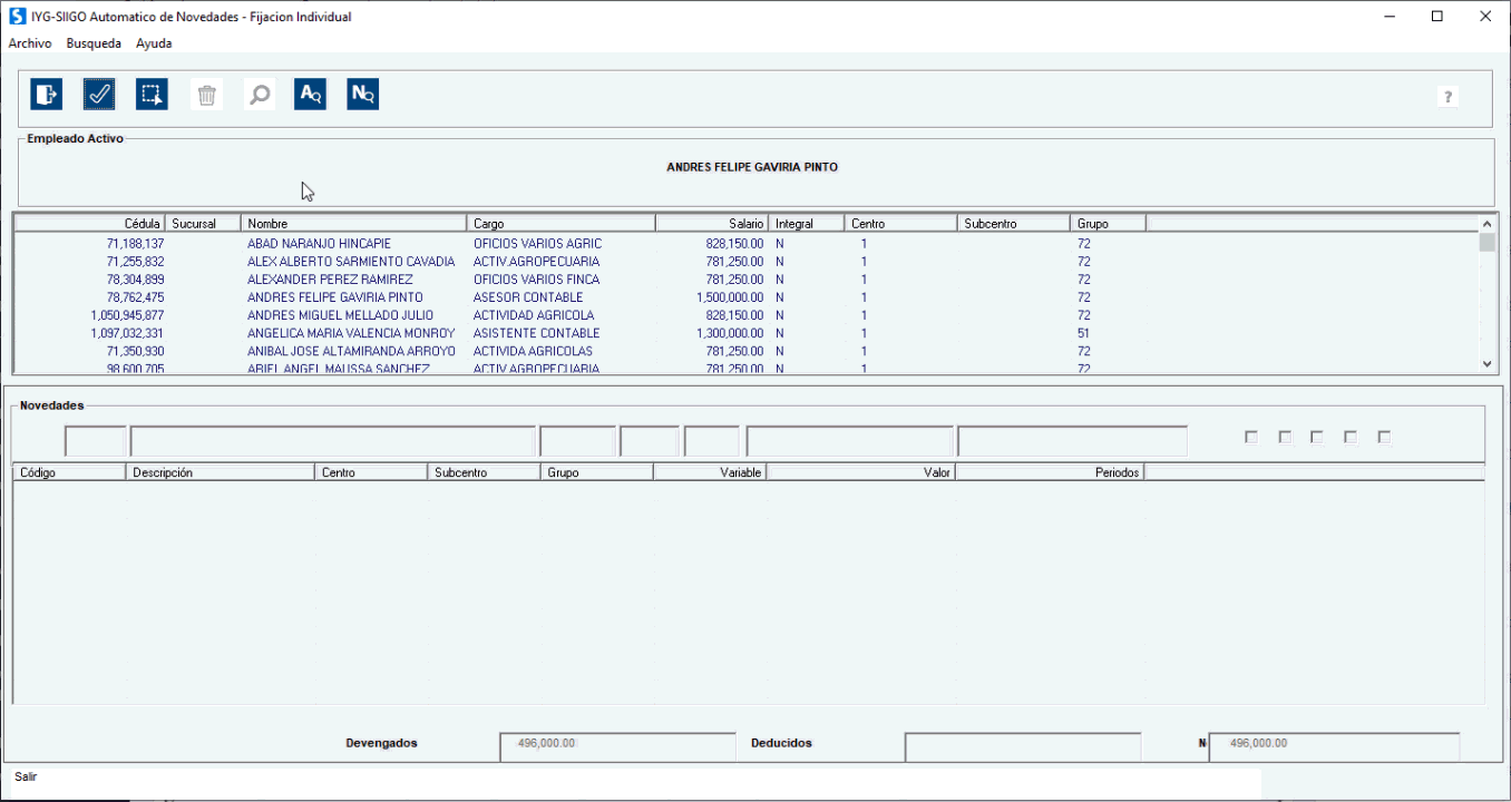 Captura automática de novedades 11