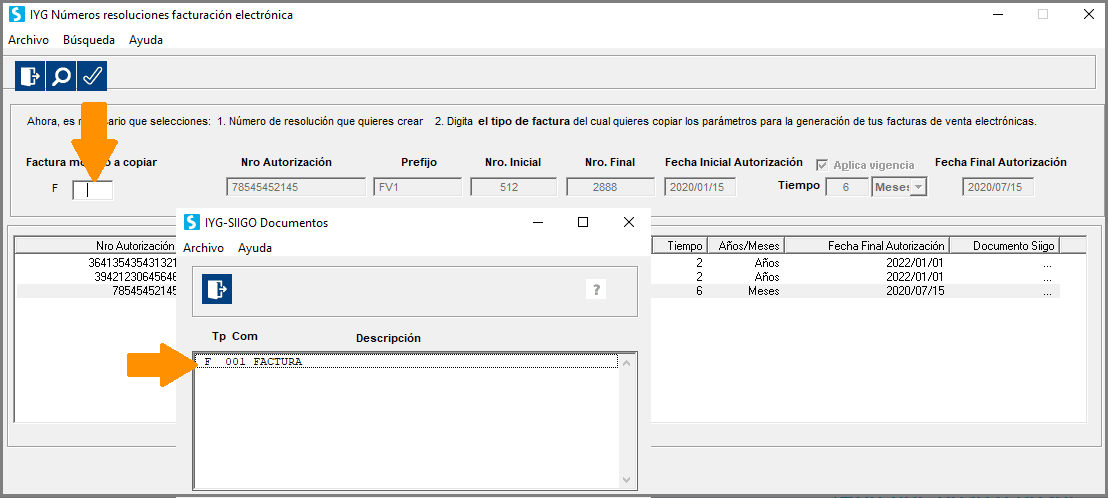 Configura factura venta electrónica 5