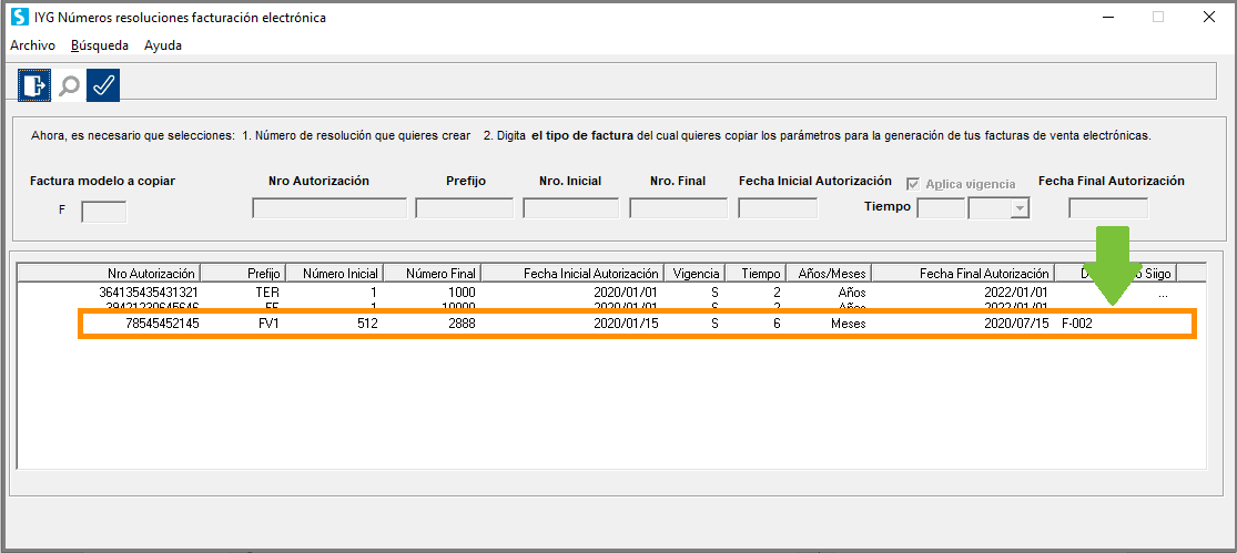 Configura factura venta electrónica 6