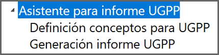 Informe de UGPP 2