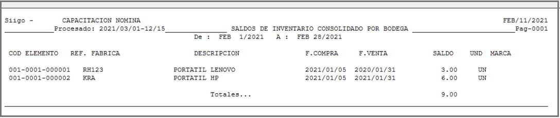 consolidados bodega 1